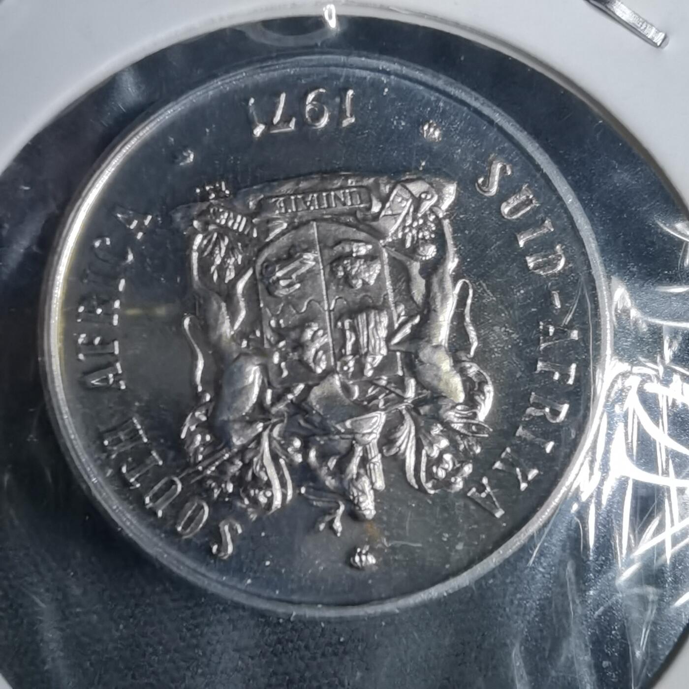 沼泽如烟--第953场 南非1971年20分精制币