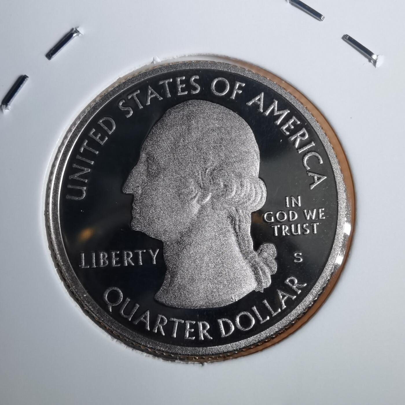 沼泽如烟--第953场 美国2011年25分纪念币精制币