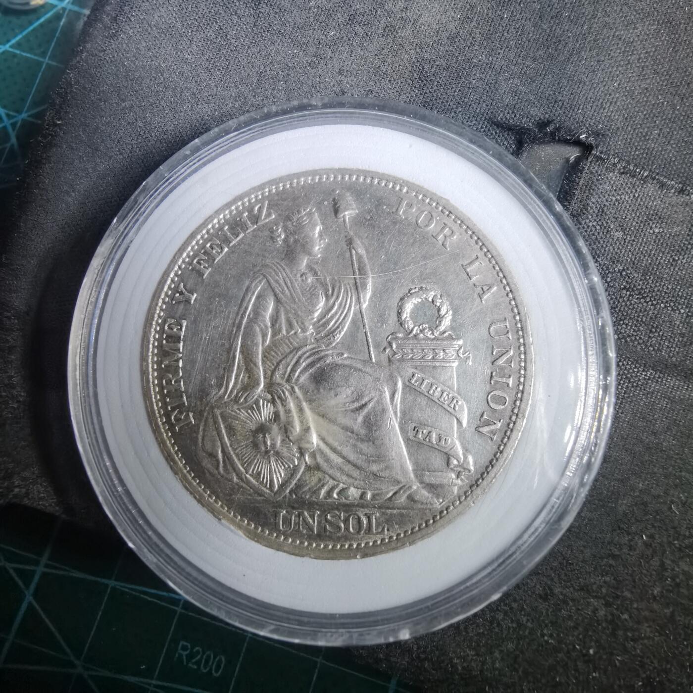 沼泽如烟--第953场 秘鲁1916年1索尔银币