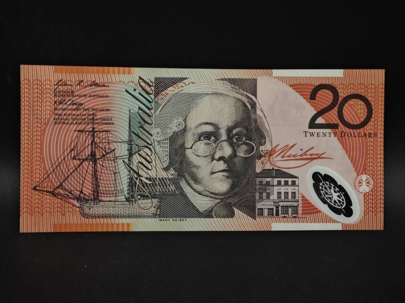 【淘币小摊】限时拍第八百四十二拍  纸币场  满百包邮可预留两周  周一统一发货  澳大利亚20元塑料钞