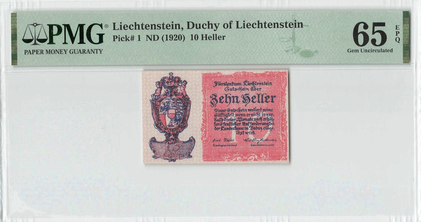 小福收藏拍卖第200期 【庆典场 中拍就有好礼相赠】评级币精选场 本期有捷克斯洛伐克20年100克朗慕夏作品大珍 69分倒置百位号布隆迪世界最大纸币  35年版加拿大经典 苏格兰格拉斯哥大学500年纪念钞倒置小号 卡塔尔80年100里亚尔冠军分 美国教育券 意大利拉斐尔 乌克兰 库克群岛 墨西哥 南斯拉夫 亚美尼亚等多国精美高分珍稀老钞精品纸币 列支敦士登 1920年 10赫勒 百年老钞 PMG65 EPQ 季军分