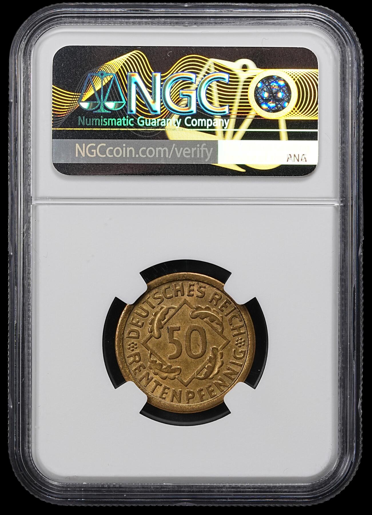 修遠堂世界钱币第一百期 NGC评级 德国近代硬币6枚