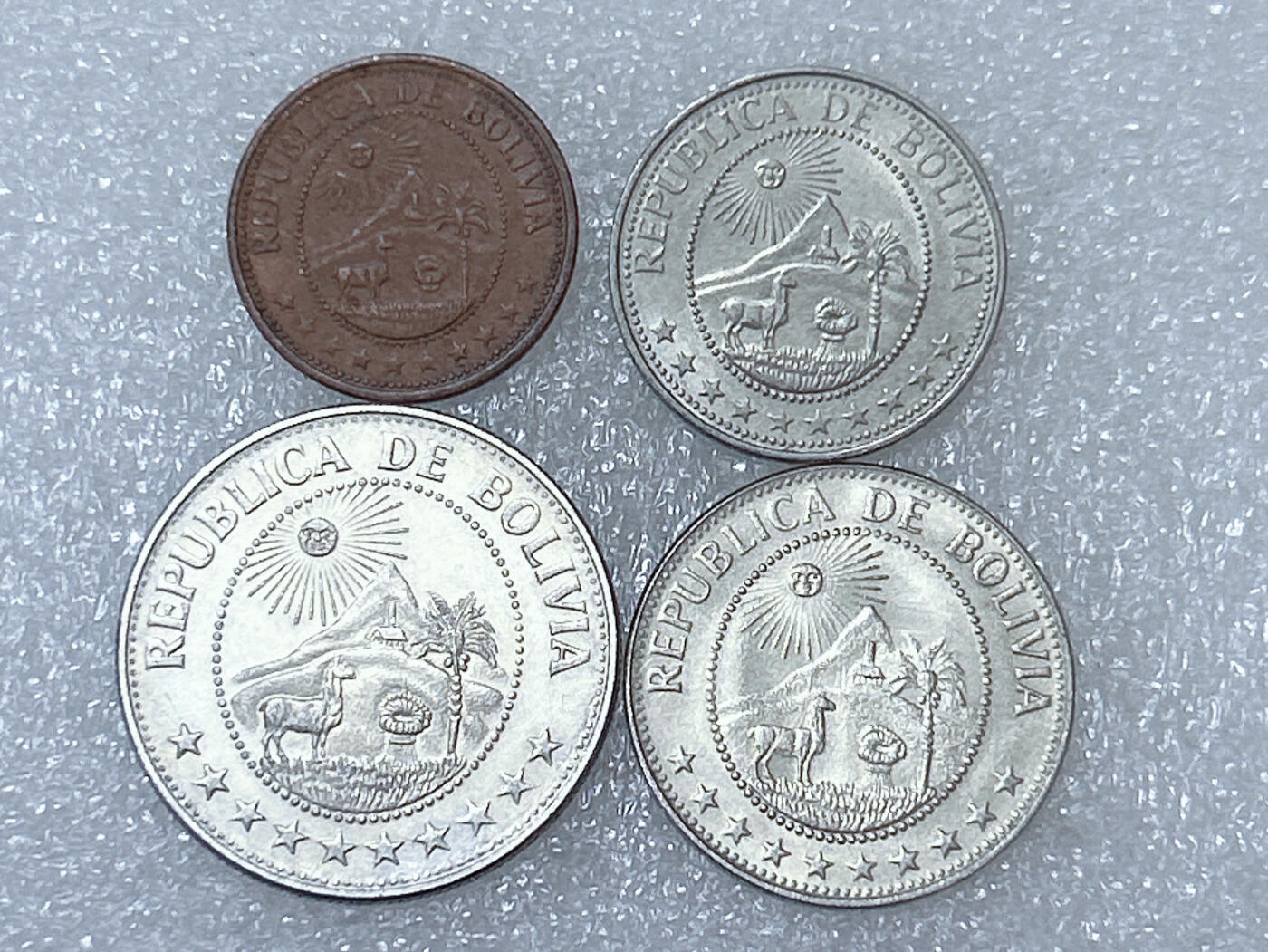 第一海外回流一元起拍收藏 散集专场  第286期 玻利维亚硬币 4枚
