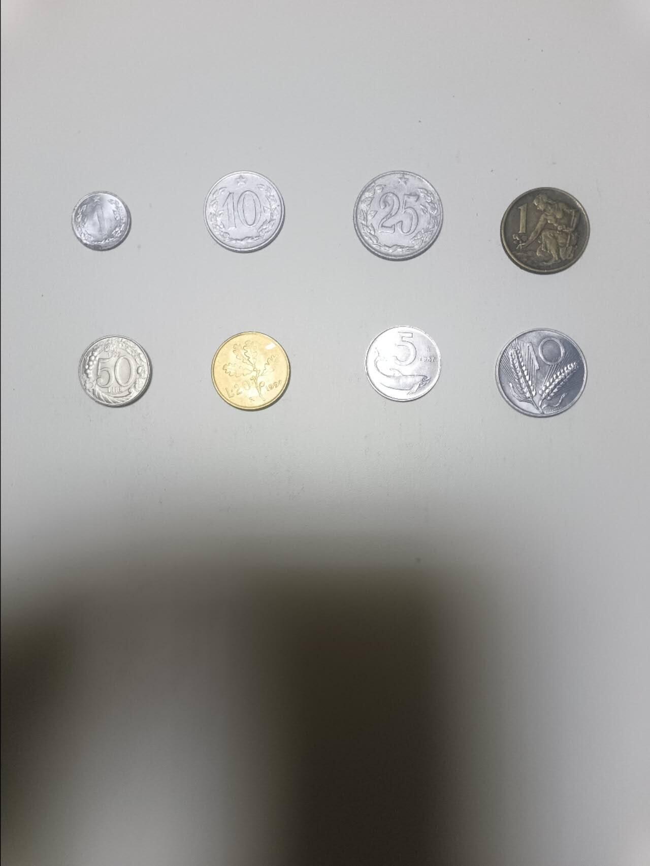 【20260106】非全新纸币和硬币第321场 欧洲国家8枚硬币不同版本