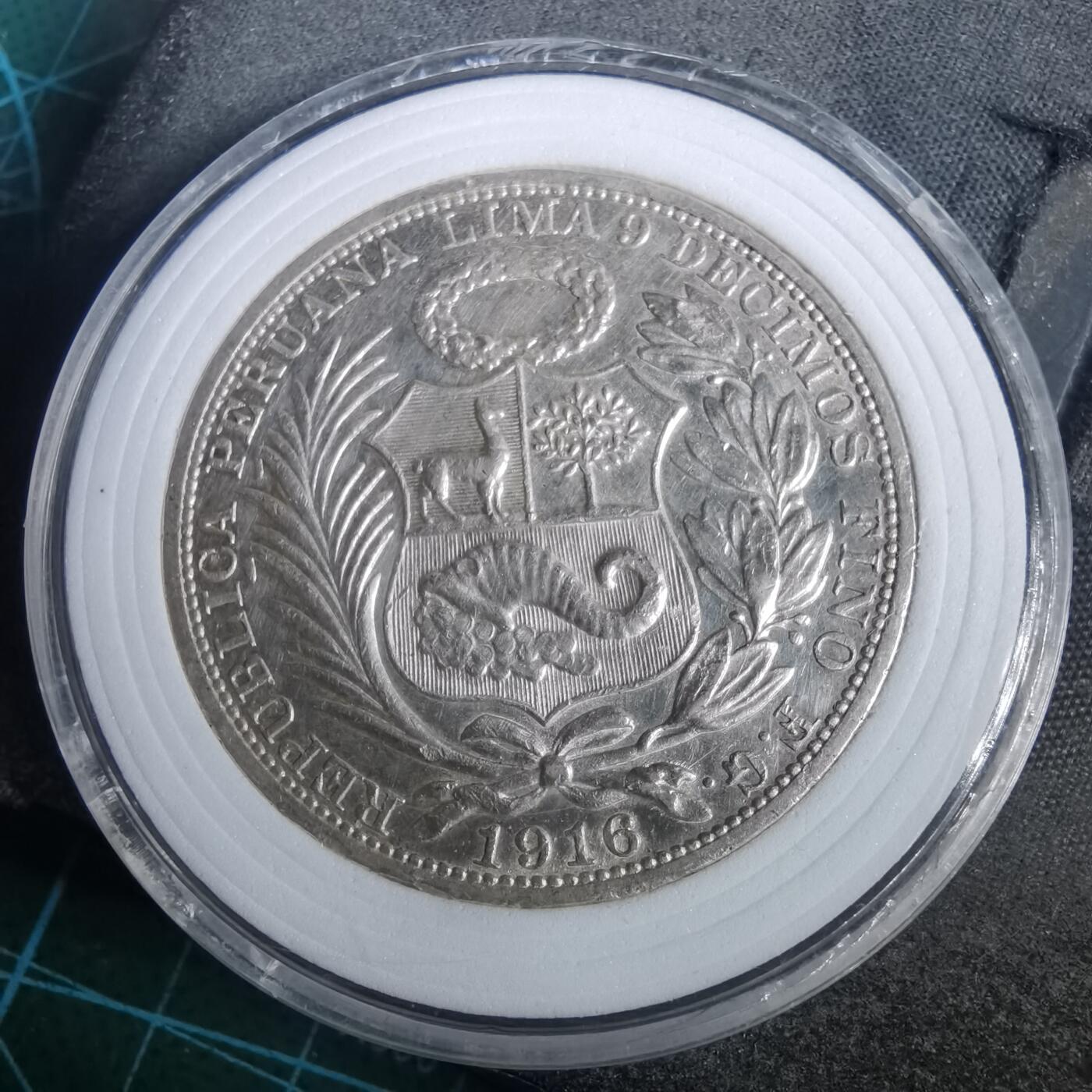 沼泽如烟--第953场 秘鲁1916年1索尔银币