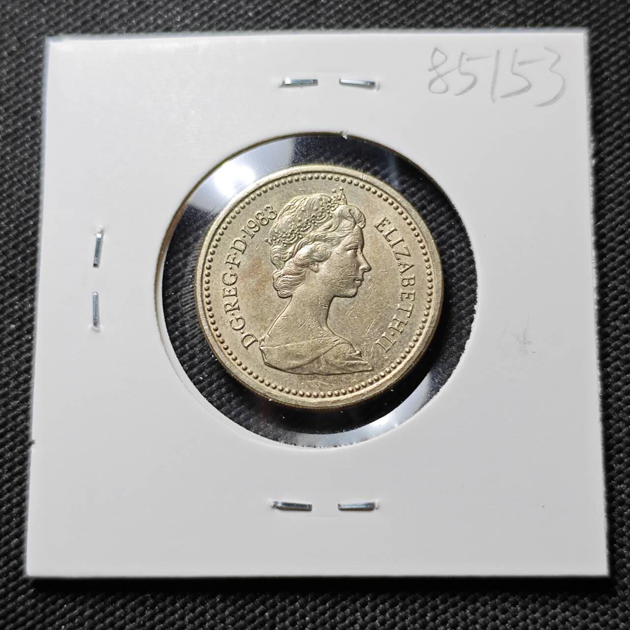 KK钱币收藏小铺  第385期  2月预留时间 周末发货  英国1镑