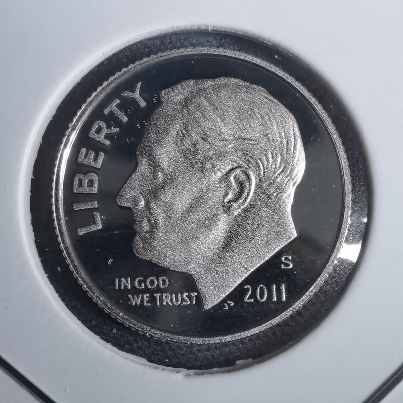 沼泽如烟--第953场 美国2011年10分精制币