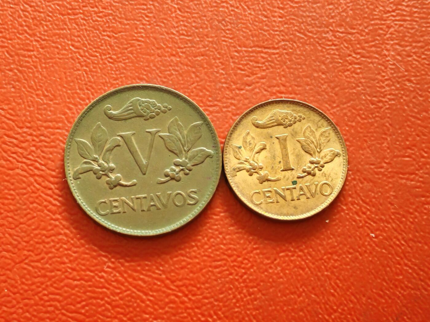 【云涧收藏】第八十五场，无预留最后收官场。 哥伦比亚1968年2枚