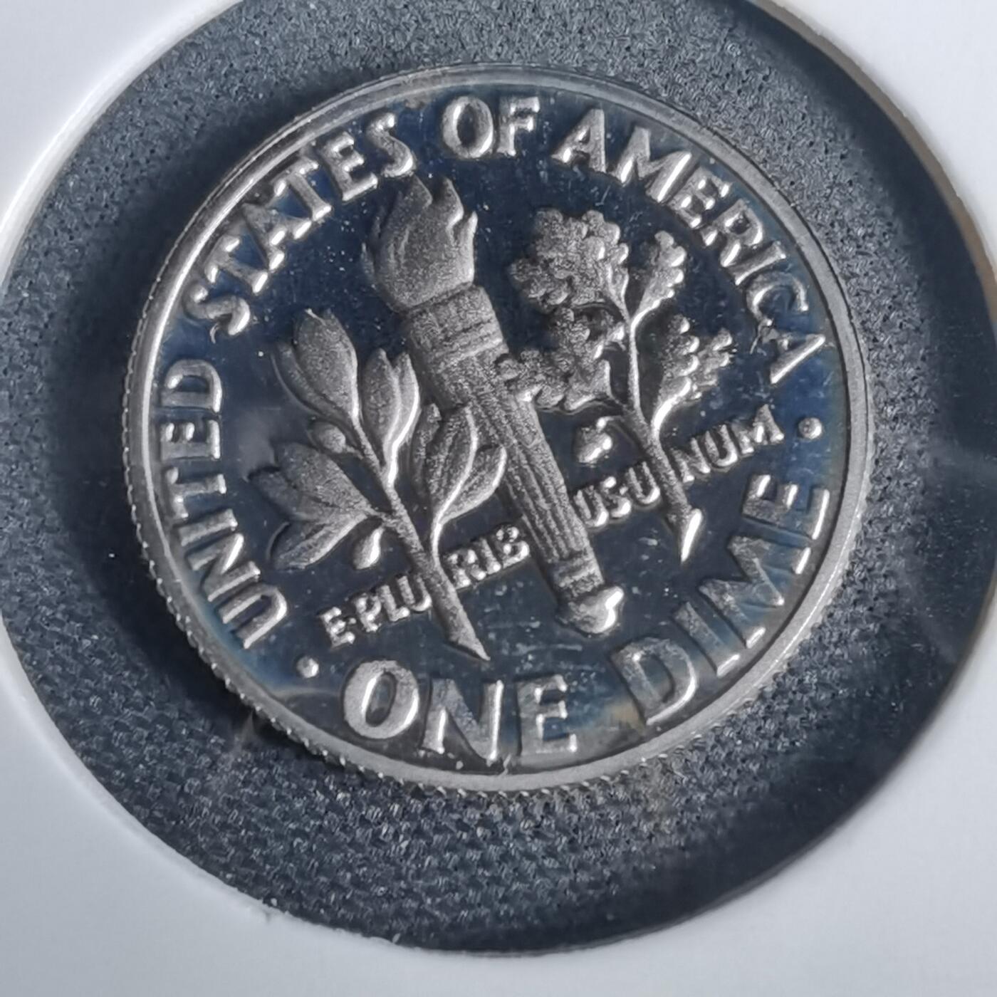 沼泽如烟--第953场 美国1985年10分精制币