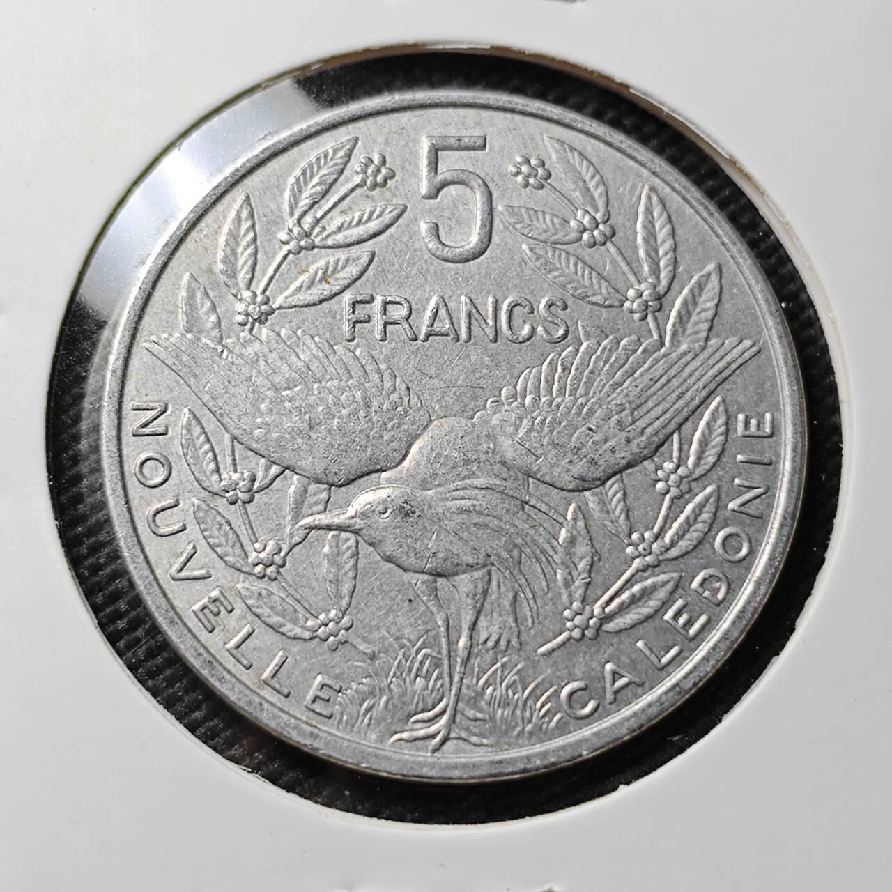 KK钱币收藏小铺  第385期  2月预留时间 周末发货  2003法属新喀里多尼亚5法郎