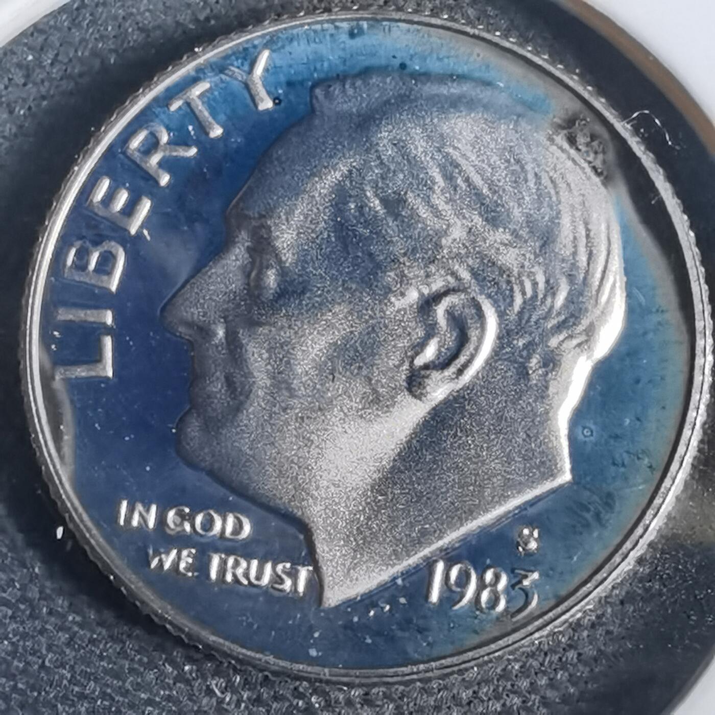 沼泽如烟--第953场 美国1983年10分精制币