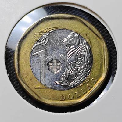 KK钱币收藏小铺  第385期  2月预留时间 周末发货 -  新加坡1元