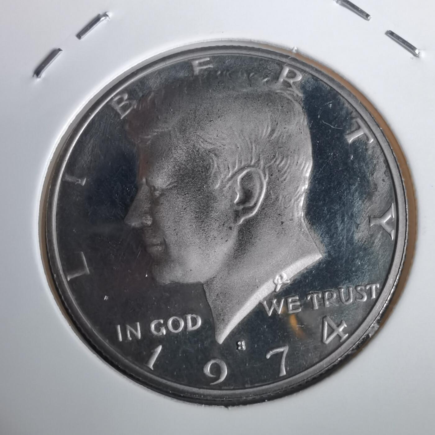 沼泽如烟--第953场 美国1974年50分精制币