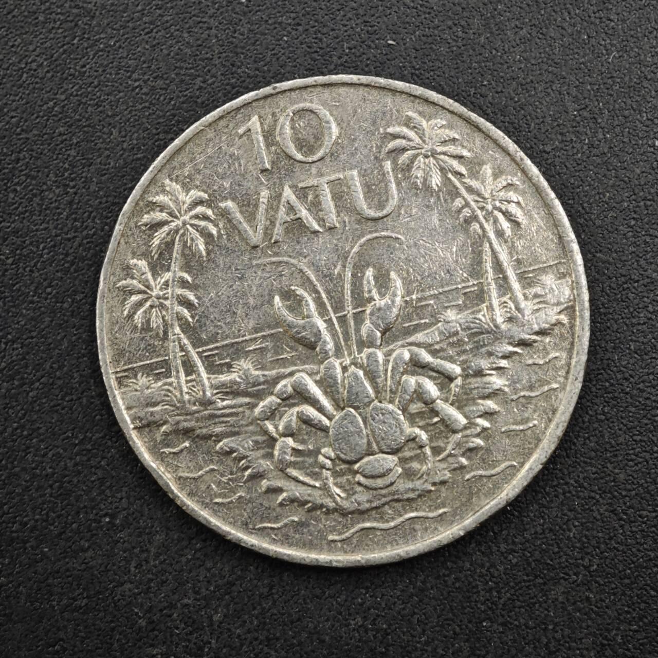 【淘币小摊】限时拍第八百四十拍  散币银币场  满百包邮可预留两周  周一统一发货  瓦努阿图1995年10瓦图