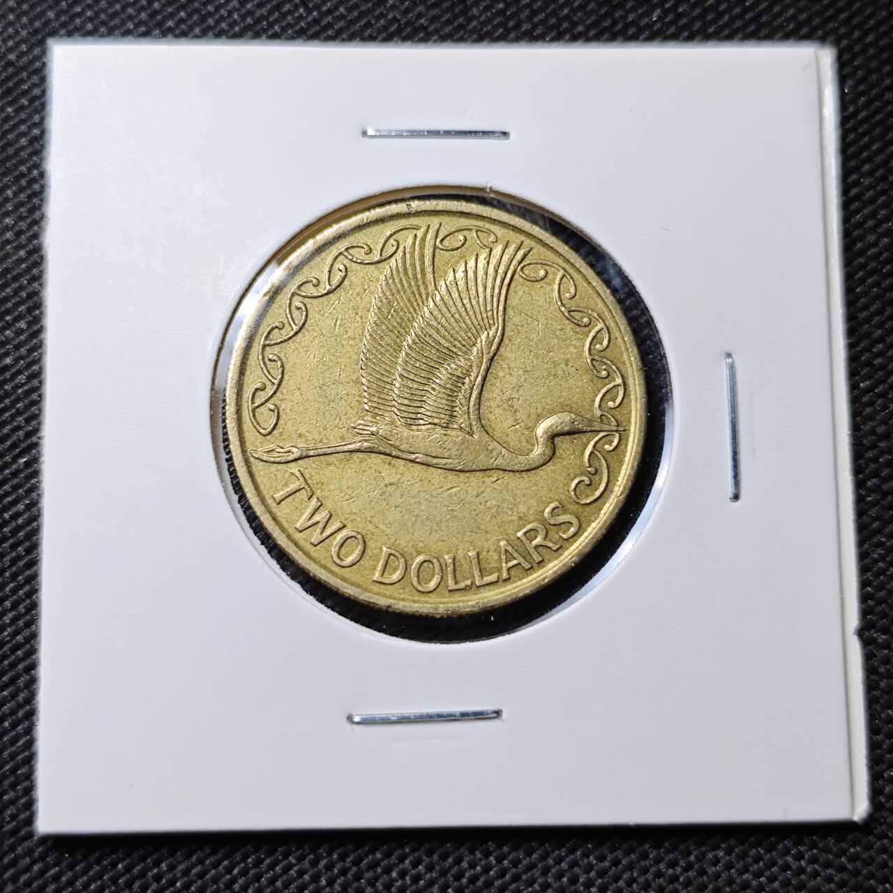 KK钱币收藏小铺  第385期  2月预留时间 周末发货  新西兰2元