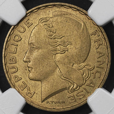 修遠堂世界钱币第一百期 - NGC MS66 1950年法国20法郎样币 ESSAI