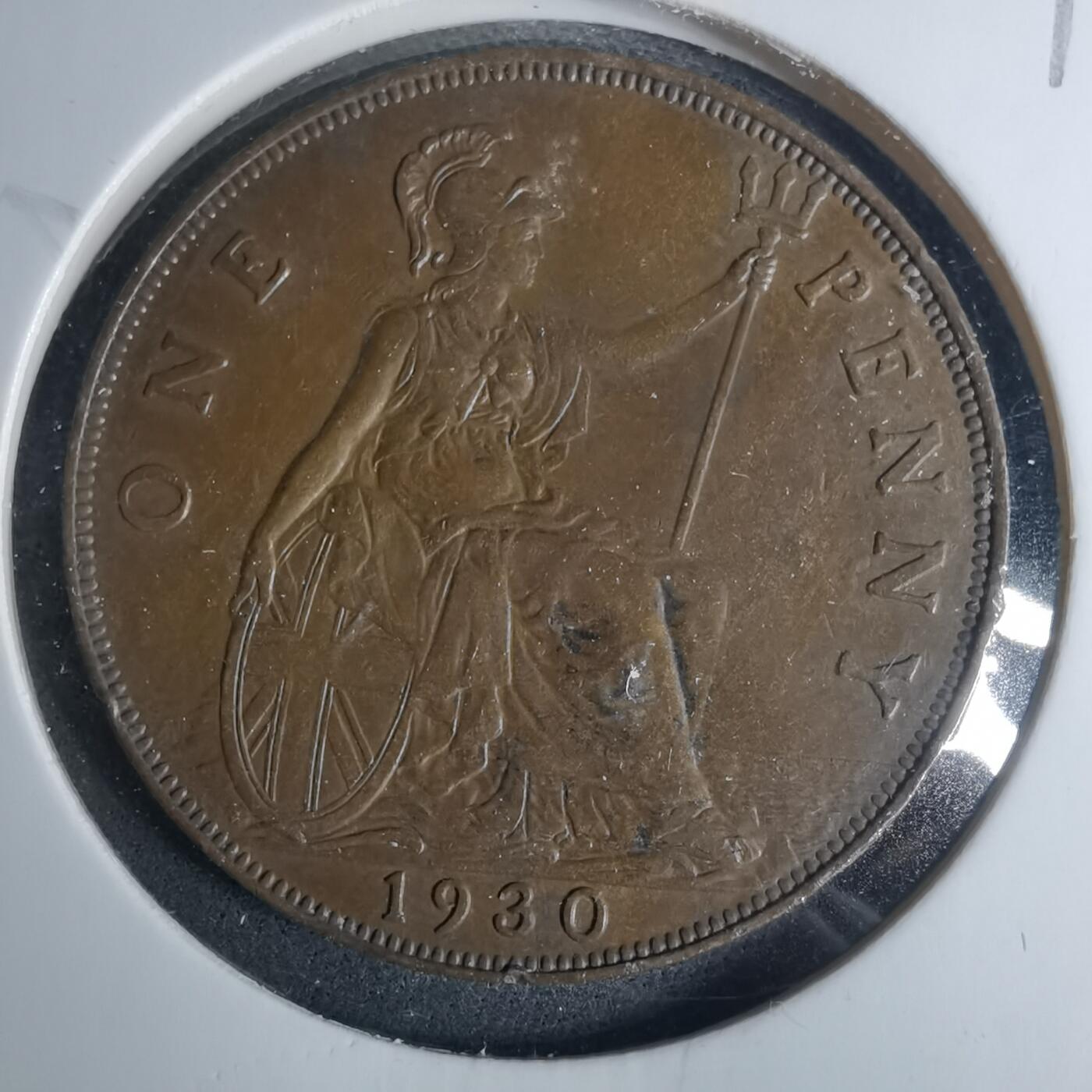 沼泽如烟--第952场 英国1930年1便士