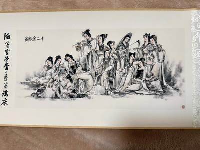 NO.20 好又多金牌大场，新年马到成功！新店点关注不迷路！每周一站式配齐，方便凑单！（周6晚8点截拍，卖家送拍0抽成！） - 【卷轴】天作红楼 李纯博红楼书画卷轴+宋锦礼盒