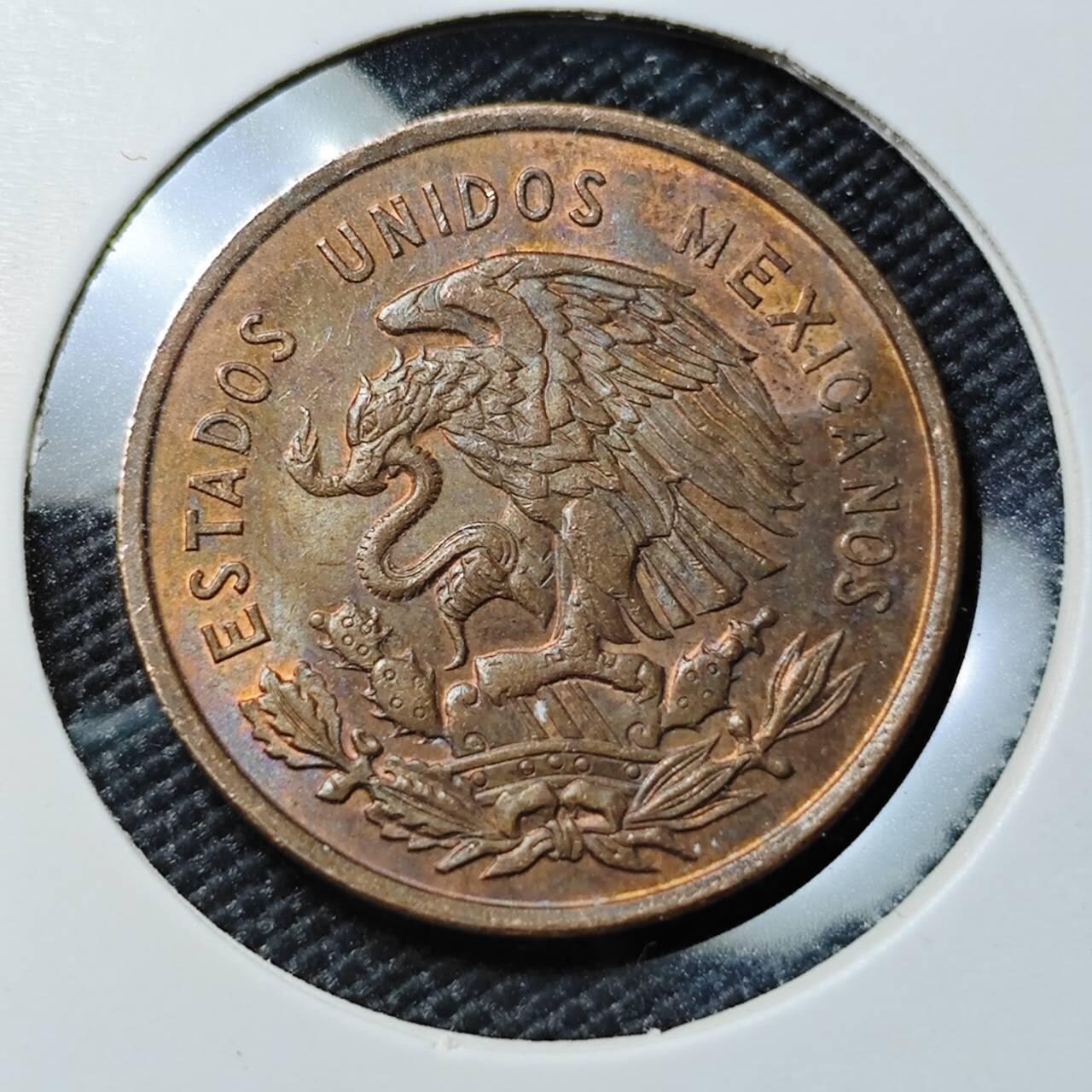 KK钱币收藏小铺  第385期  2月预留时间 周末发货  墨西哥10分铜币