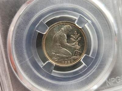 1月6日徽章钱币专场 - 众诚评级 联邦德国50芬妮硬币