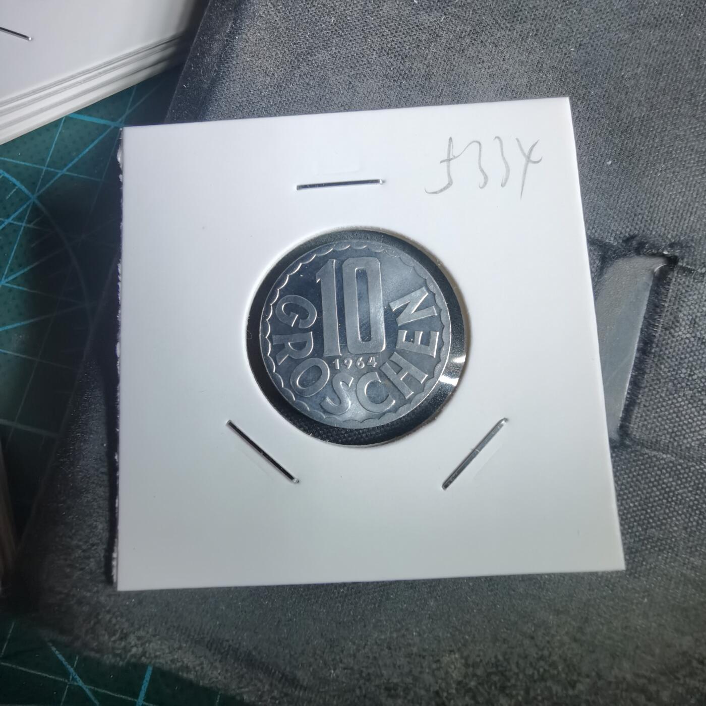 沼泽如烟--第953场 奥地利1964年10格罗申精制币