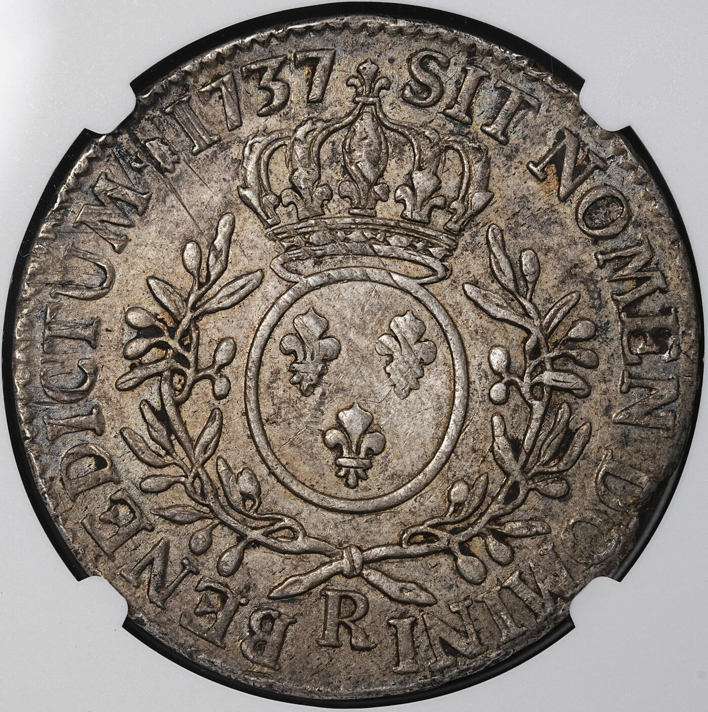 修遠堂世界钱币第一百期 NGC VF35 1737年法国埃居大银币 R厂铭