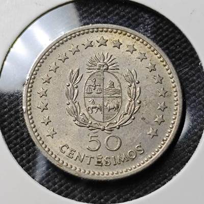 KK钱币收藏小铺  第385期  2月预留时间 周末发货 -  1960乌拉圭50分