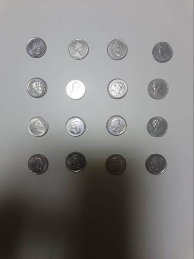 【20260106】非全新纸币和硬币第321场 - 加拿大10分16枚硬币，有重复