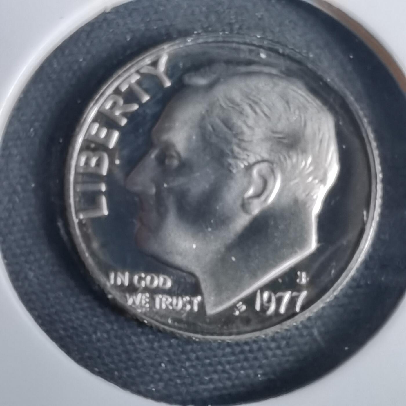 沼泽如烟--第953场 美国1977年10分精制币