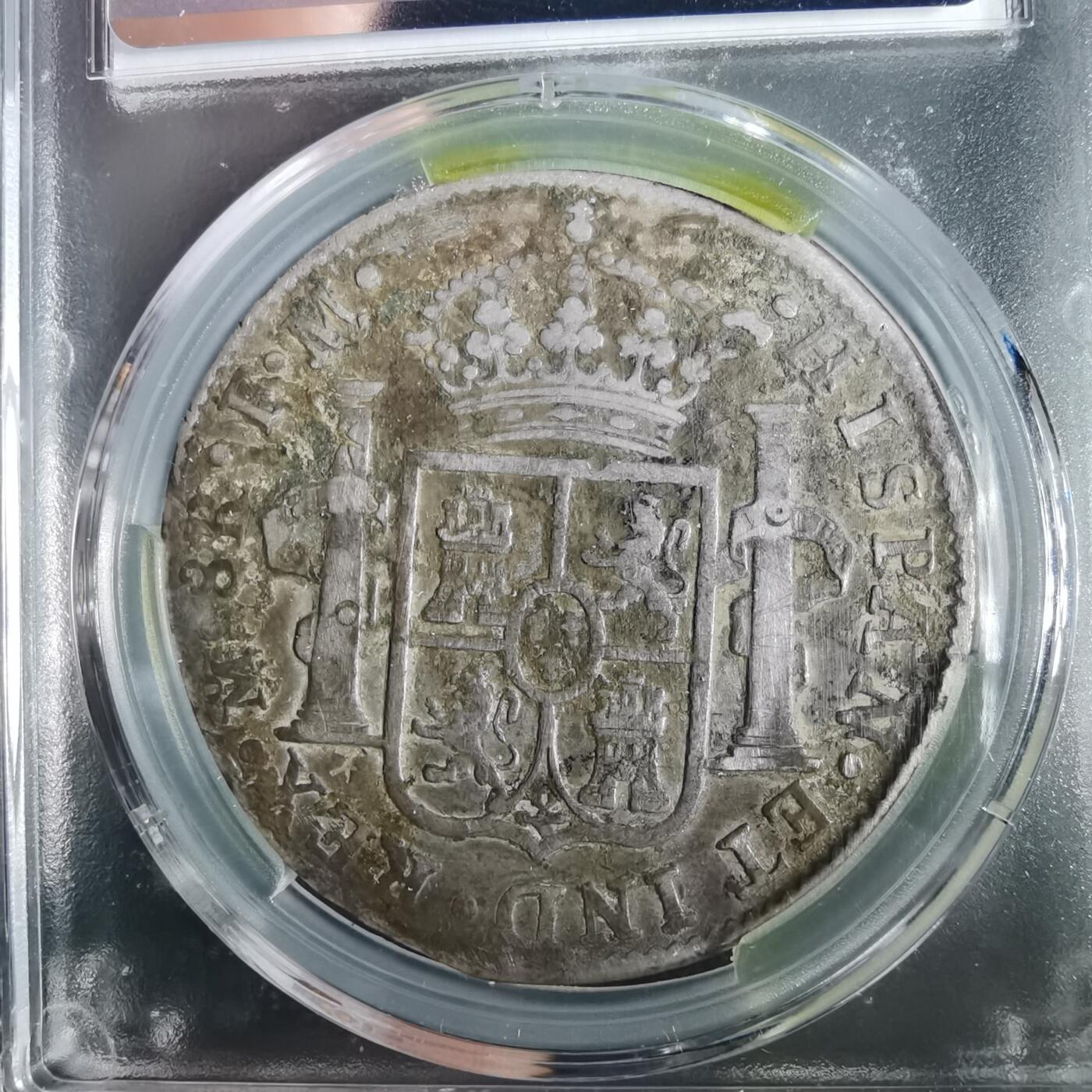 沼泽如烟--第953场 西班牙卡洛斯四世1800年8里亚尔银币