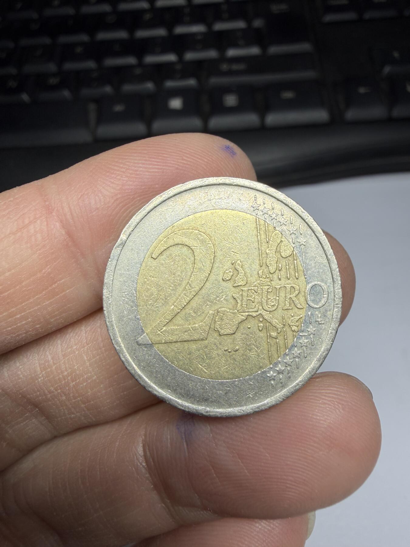 2026年集古藏今外币拍卖第一期-第2场—（总第299拍），可以寄存60天，满160元包邮。 2002年爱尔兰2欧元