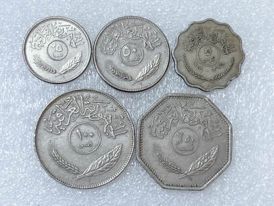 第一海外回流一元起拍收藏 散集专场  第286期 - 伊拉克硬币 5枚