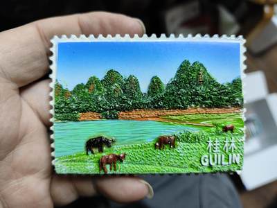 风光无限，精美冰箱贴A - 桂林山水