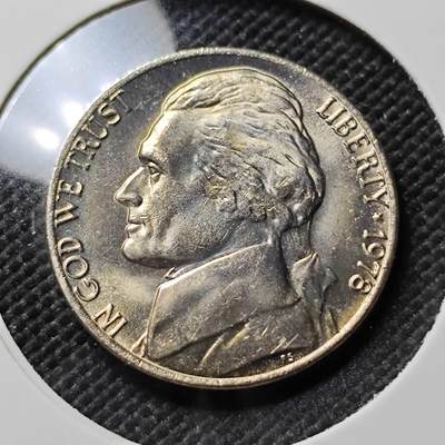 KK钱币收藏小铺  第385期  2月预留时间 周末发货 -  1978美国5分拆卷品