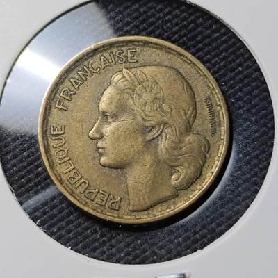 KK钱币收藏小铺  第385期  2月预留时间 周末发货 -  法国10法郎铜币