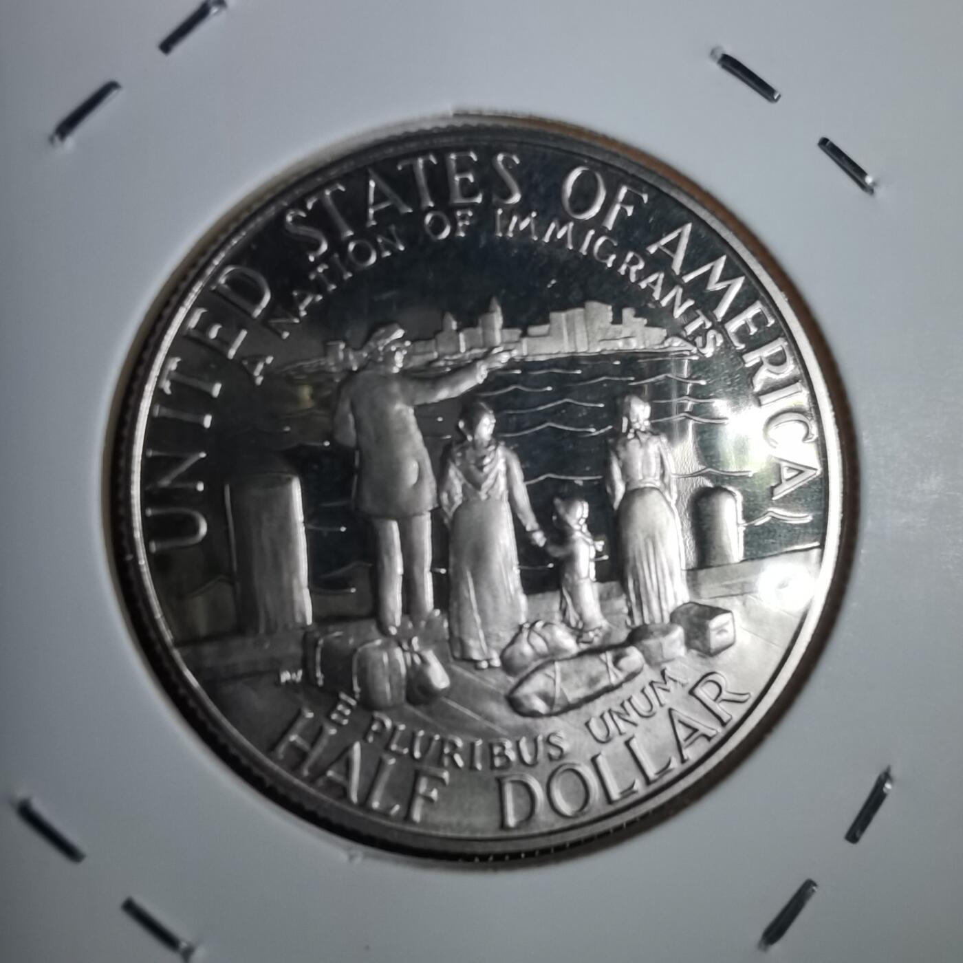 沼泽如烟--第953场 美国1986年50分精制币纪念币