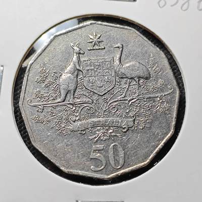 KK钱币收藏小铺  第385期  2月预留时间 周末发货 -  澳大利亚50便士纪念币