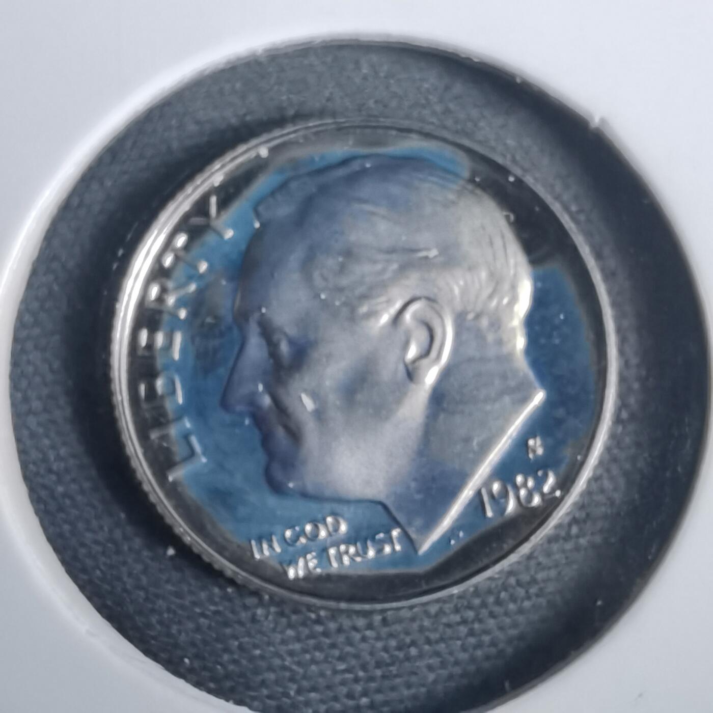 沼泽如烟--第953场 美国1982年10分精制币