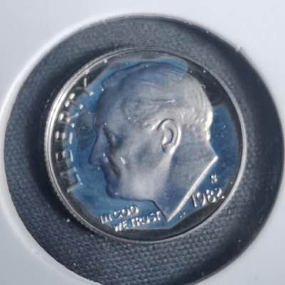 沼泽如烟--第953场 - 美国1982年10分精制币