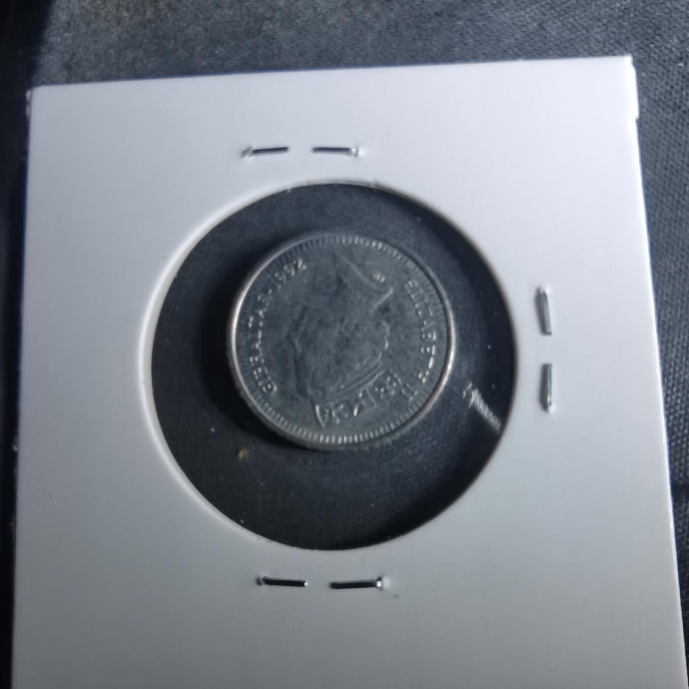 沼泽如烟--第952场 直布罗陀1992年五便士