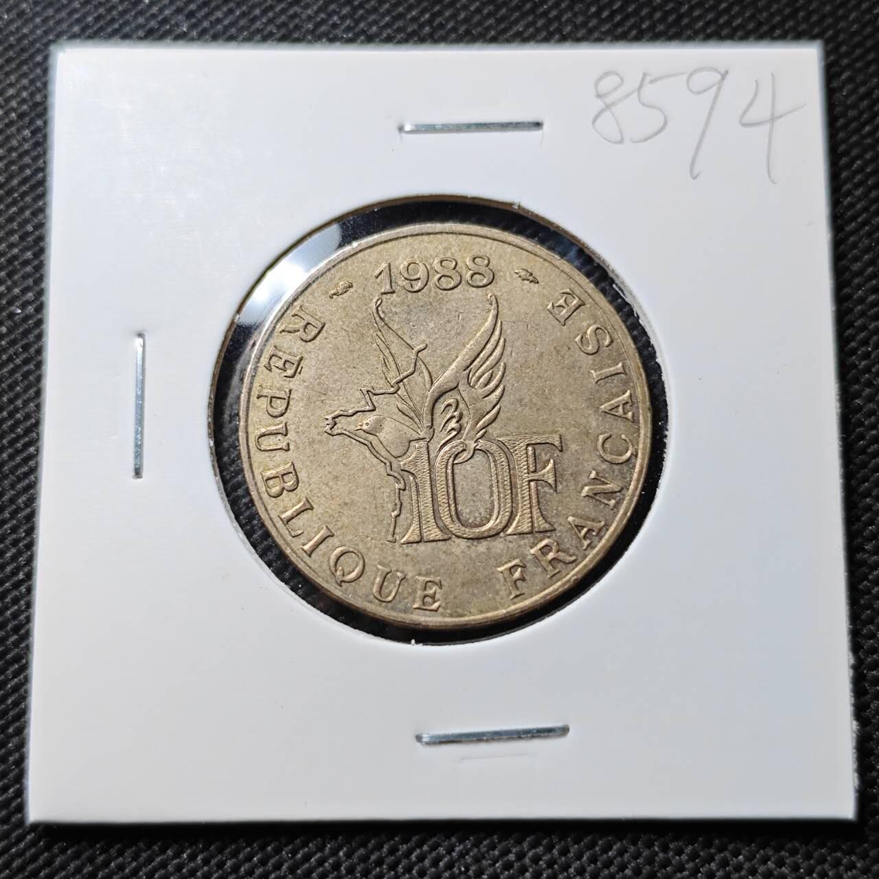 KK钱币收藏小铺  第385期  2月预留时间 周末发货  法国10法郎纪念币