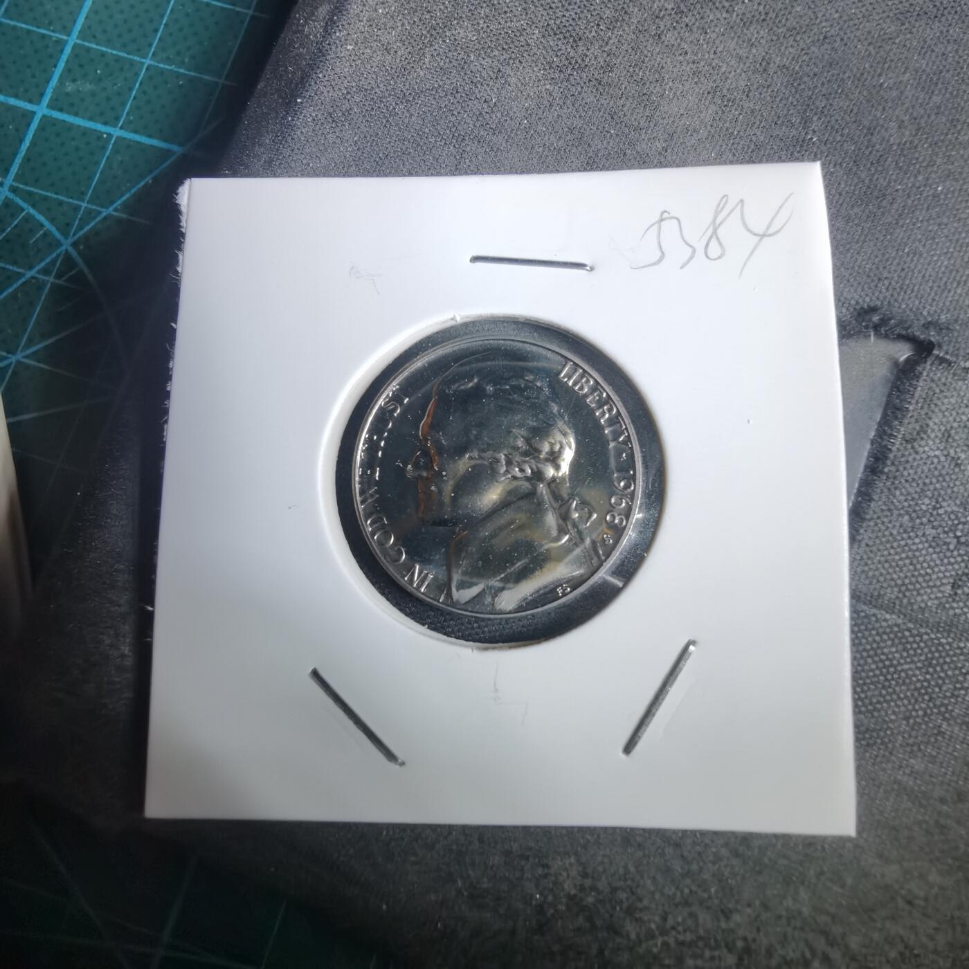 沼泽如烟--第953场 美国1968年五分精制币