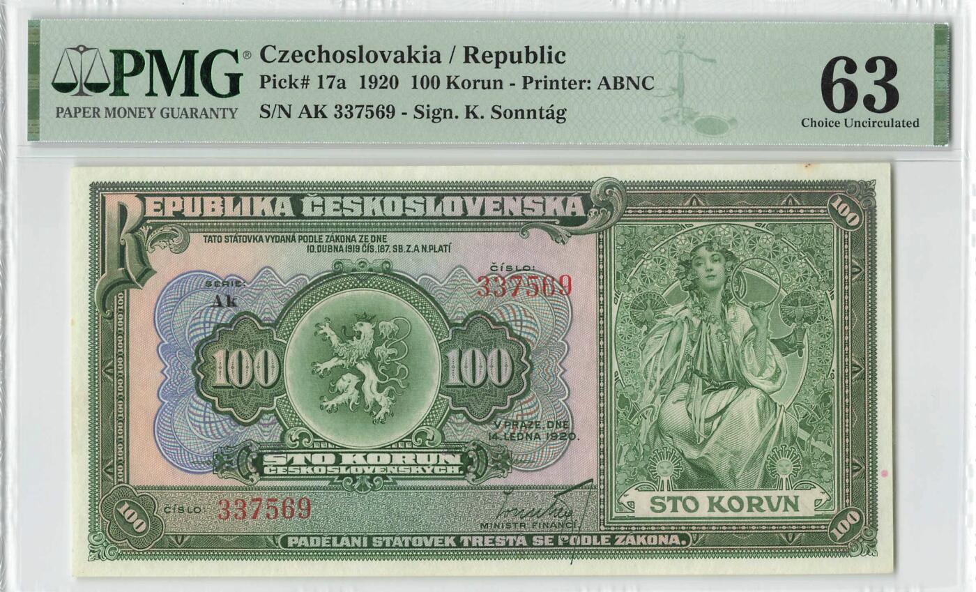 小福收藏拍卖第200期 【庆典场 中拍就有好礼相赠】评级币精选场 本期有捷克斯洛伐克20年100克朗慕夏作品大珍 69分倒置百位号布隆迪世界最大纸币  35年版加拿大经典 苏格兰格拉斯哥大学500年纪念钞倒置小号 卡塔尔80年100里亚尔冠军分 美国教育券 意大利拉斐尔 乌克兰 库克群岛 墨西哥 南斯拉夫 亚美尼亚等多国精美高分珍稀老钞精品纸币