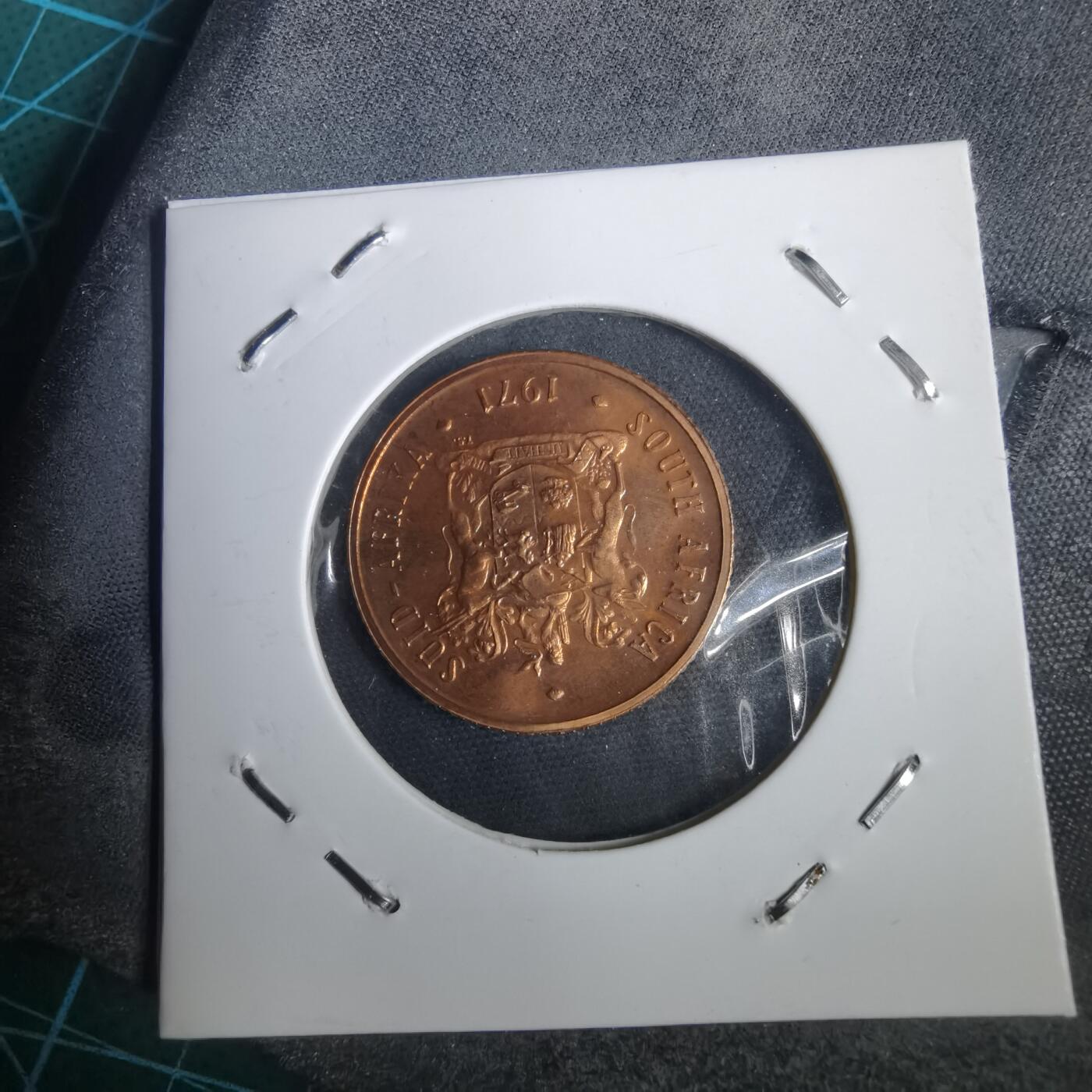 沼泽如烟--第953场 南非1971年2分精制币