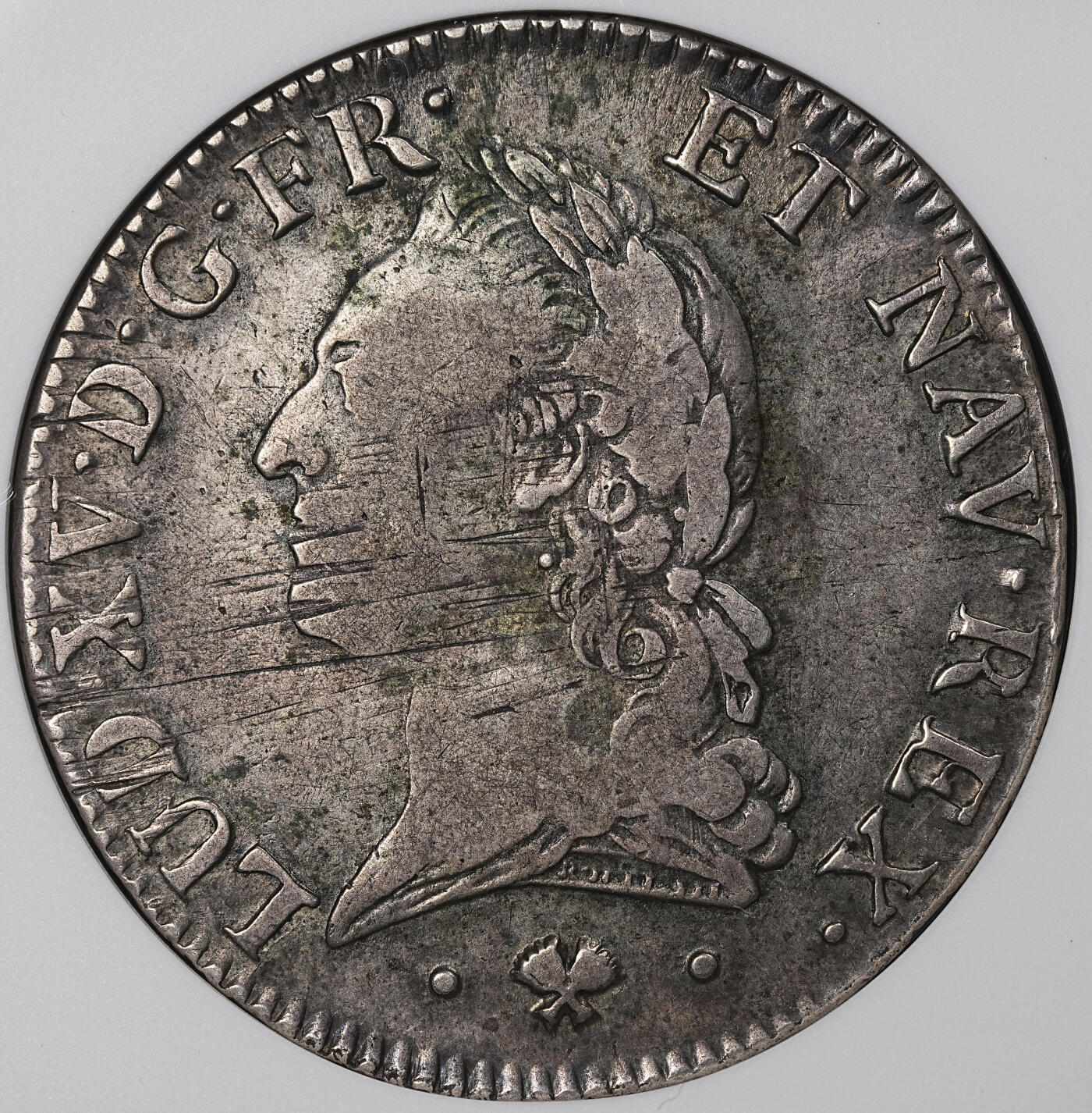 修遠堂世界钱币第一百期 NGC VF25 1774年法国埃居大银币 L厂铭