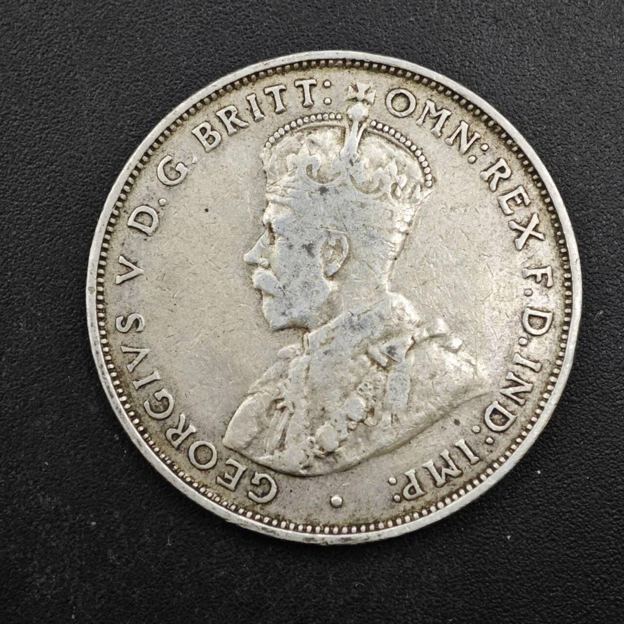 【淘币小摊】限时拍第八百四十拍  散币银币场  满百包邮可预留两周  周一统一发货  澳大利亚1935年乔治五世弗洛林银币参考银价180