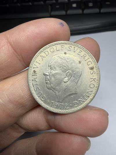 2026年集古藏今外币拍卖第一期-第2场—（总第299拍），可以寄存60天，满160元包邮。 - 1972年瑞典5克朗