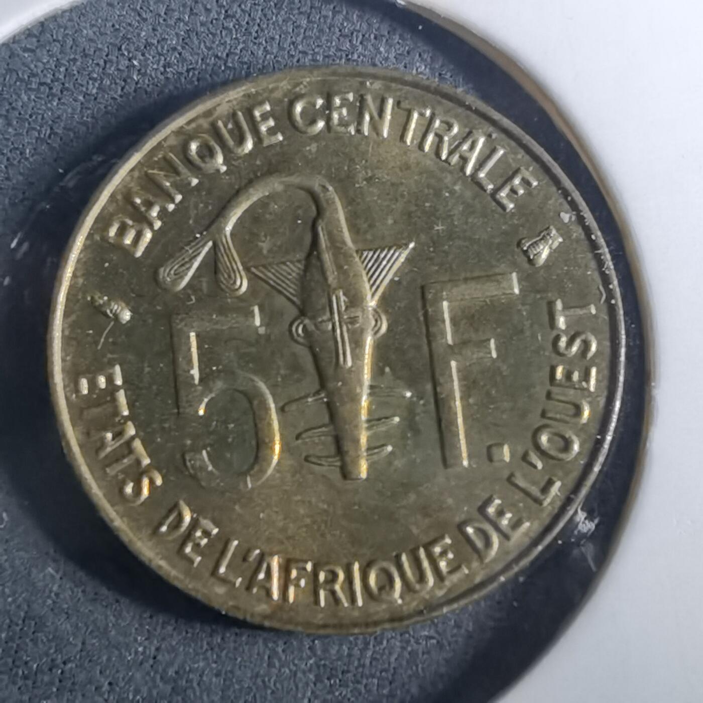 沼泽如烟--第952场 西非1996年5法郎