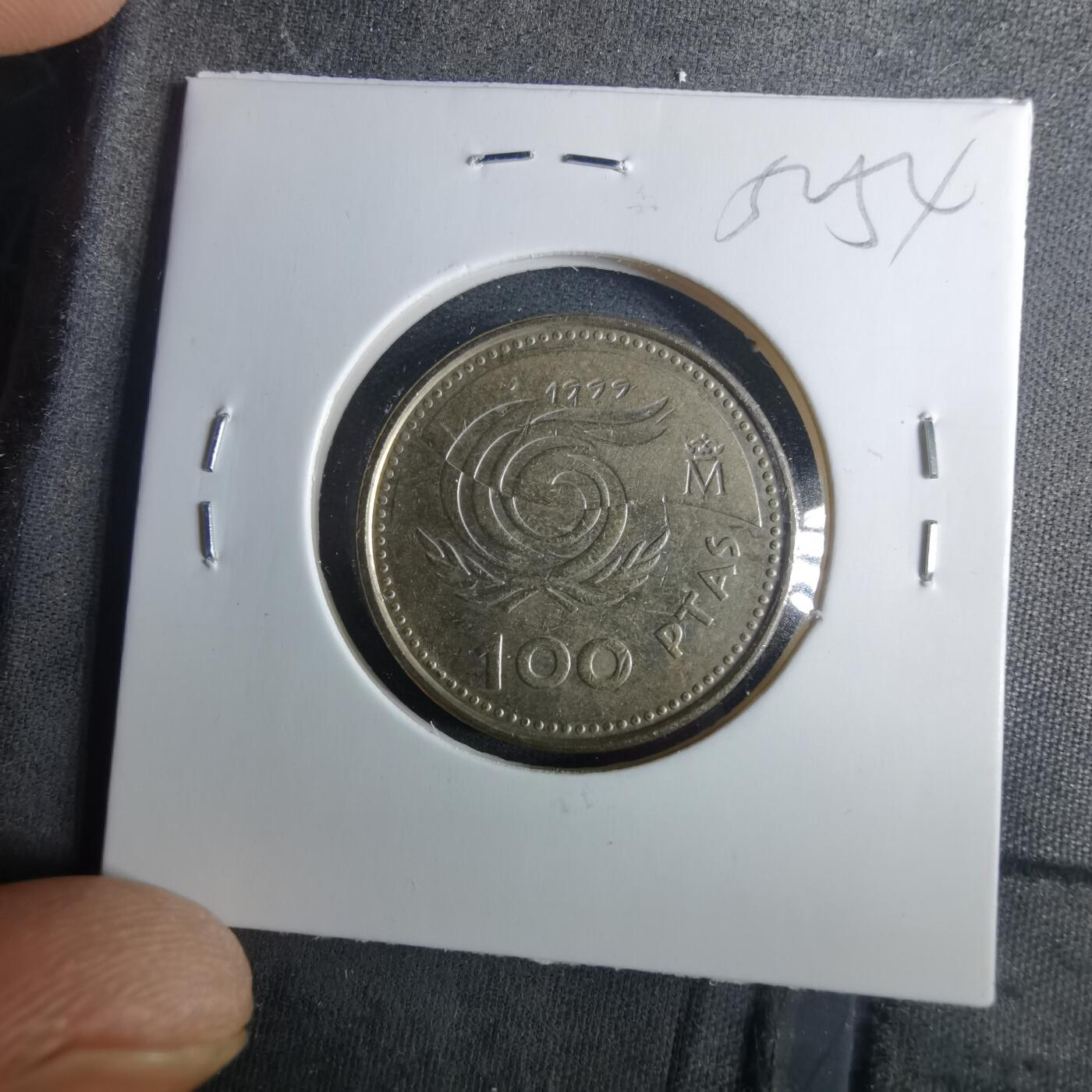 沼泽如烟--第952场 西班牙1999年100比塞塔