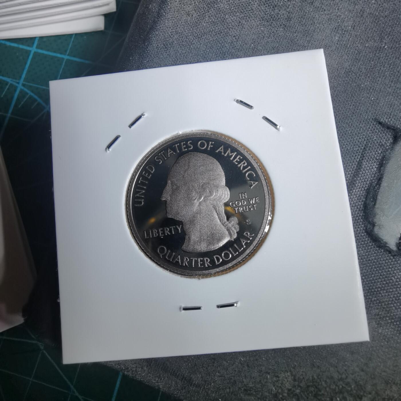 沼泽如烟--第953场 美国2011年25分纪念币精制币